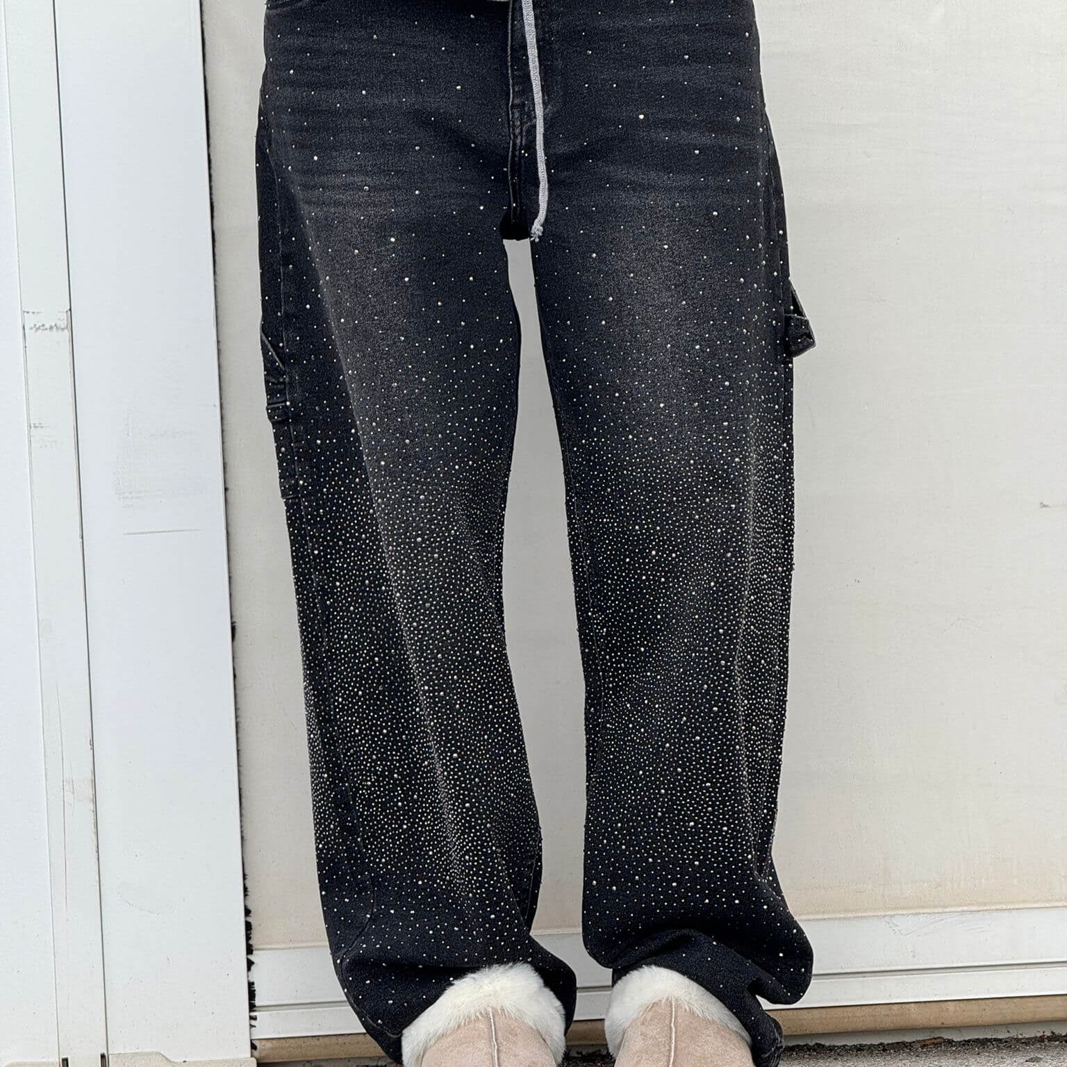 Shinny | Jeans brilhantes, casuais e confortáveis - Ines Braga