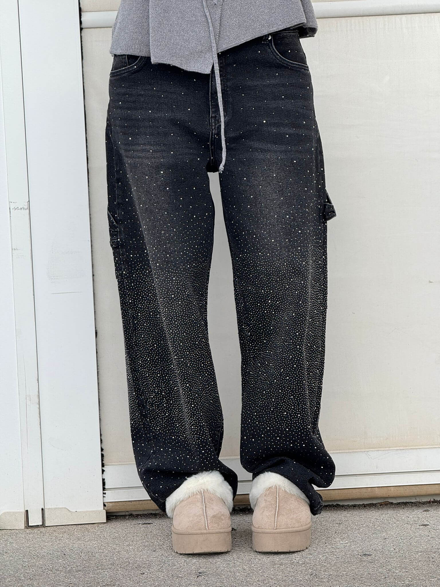 Shinny | Jeans brilhantes, casuais e confortáveis - Ines Braga