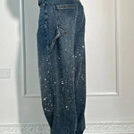 Shinny | Jeans brilhantes, casuais e confortáveis - Ines Braga
