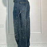 Shinny | Jeans brilhantes, casuais e confortáveis - Ines Braga