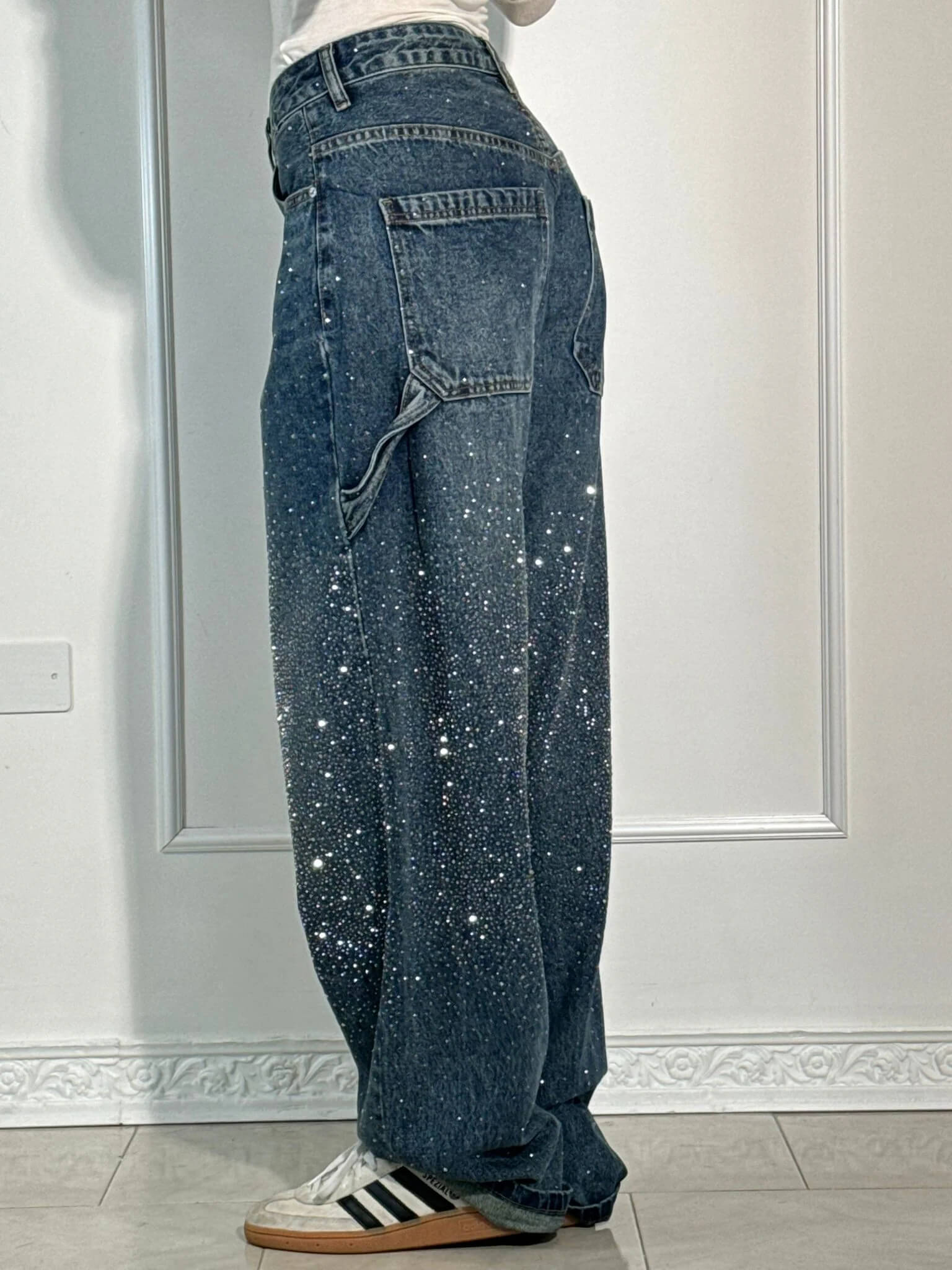 Shinny | Jeans brilhantes, casuais e confortáveis - Ines Braga