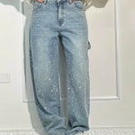 Shinny | Jeans brilhantes, casuais e confortáveis - Ines Braga