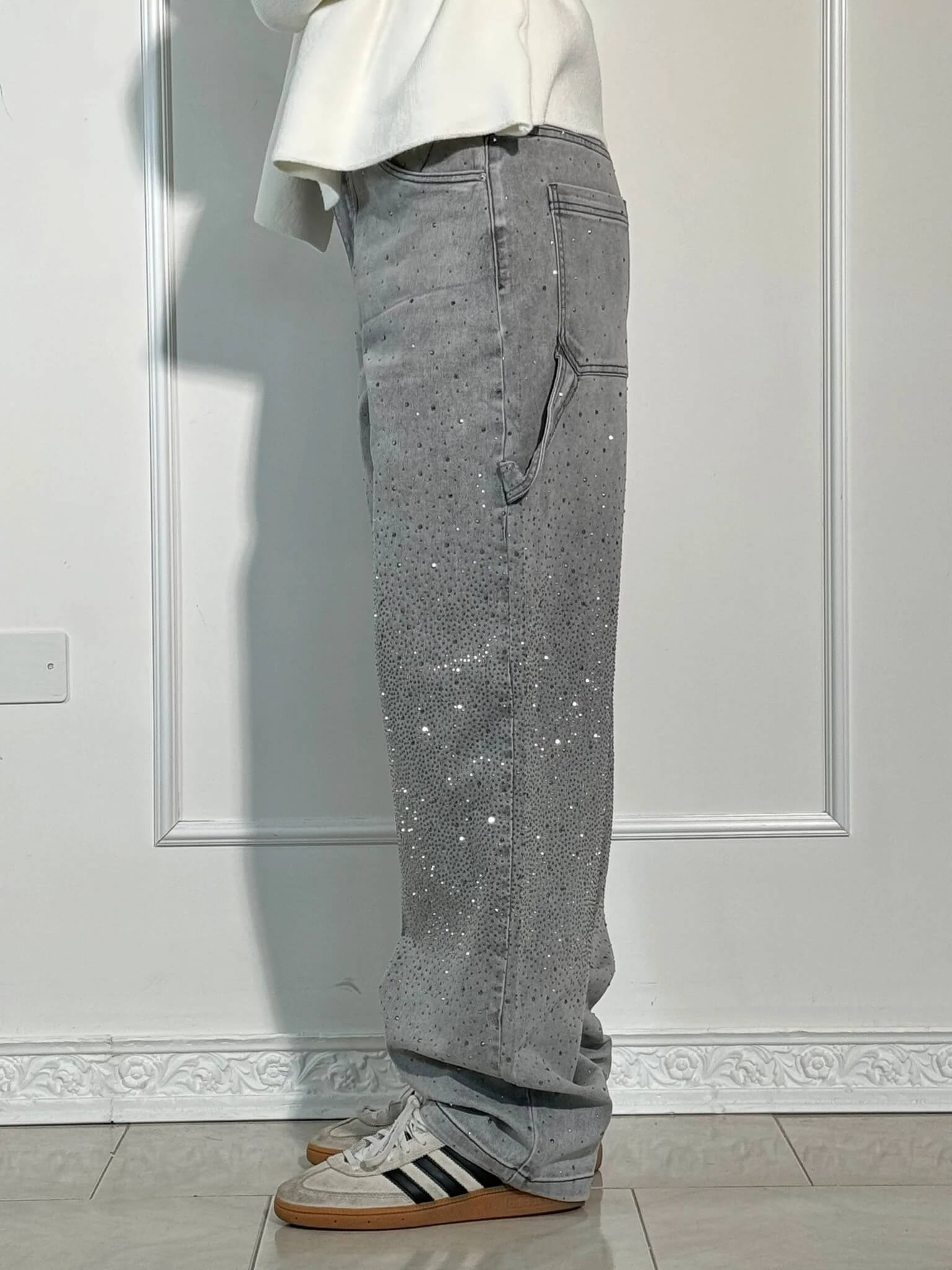 Shinny | Jeans brilhantes, casuais e confortáveis - Ines Braga