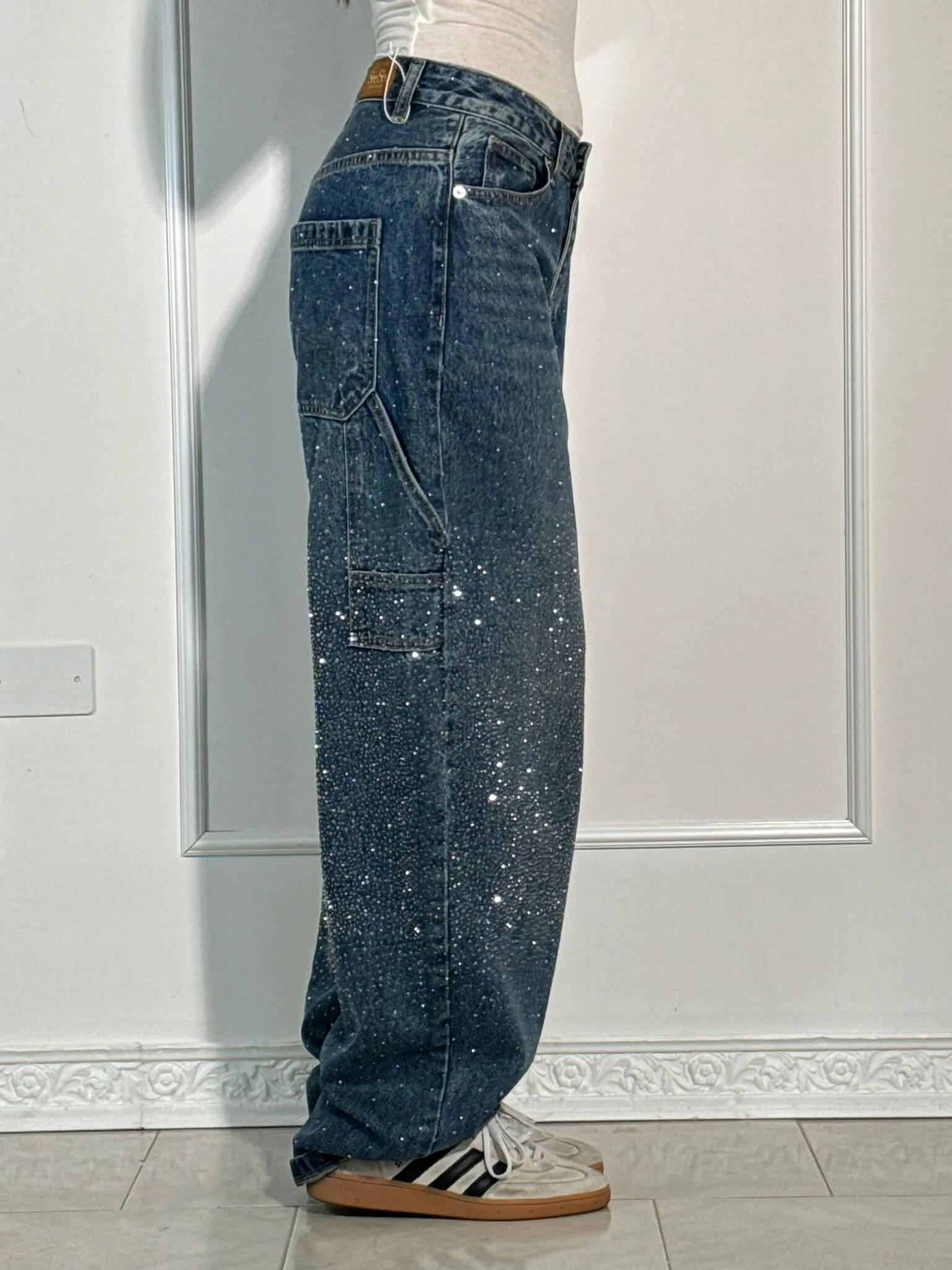 Shinny | Jeans brilhantes, casuais e confortáveis - Ines Braga