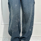 Shinny | Jeans brilhantes, casuais e confortáveis - Ines Braga