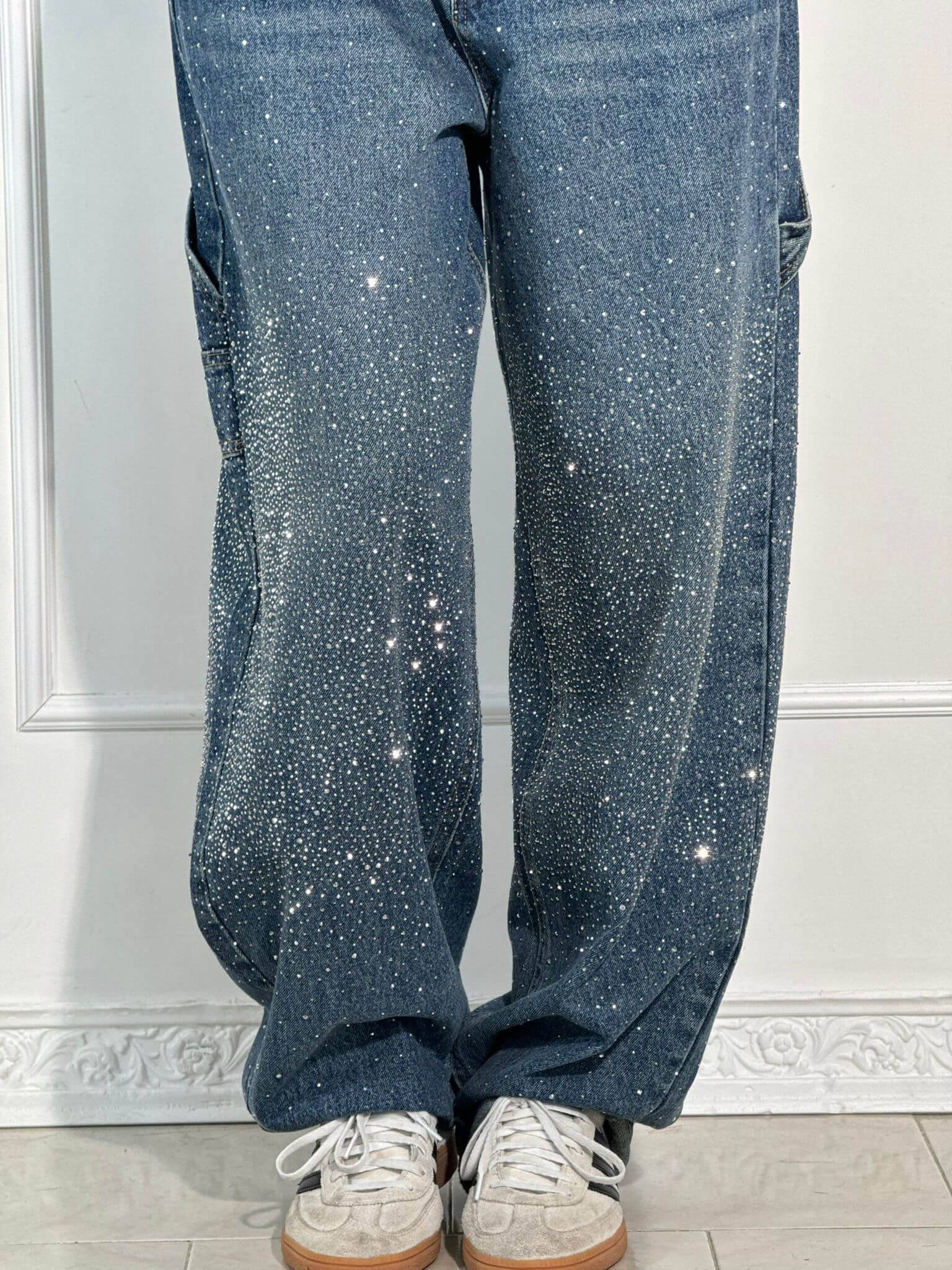 Shinny | Jeans brilhantes, casuais e confortáveis - Ines Braga