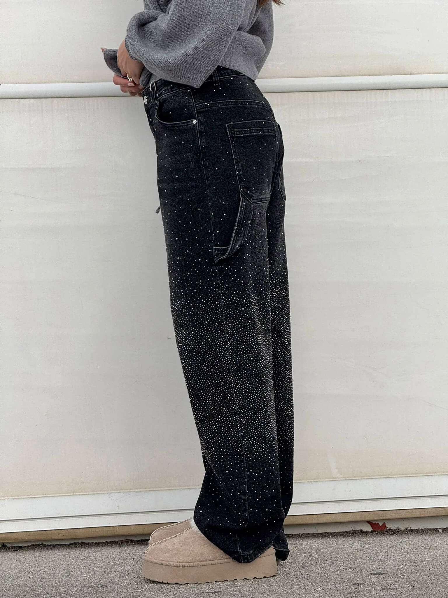 Shinny | Jeans brilhantes, casuais e confortáveis - Ines Braga