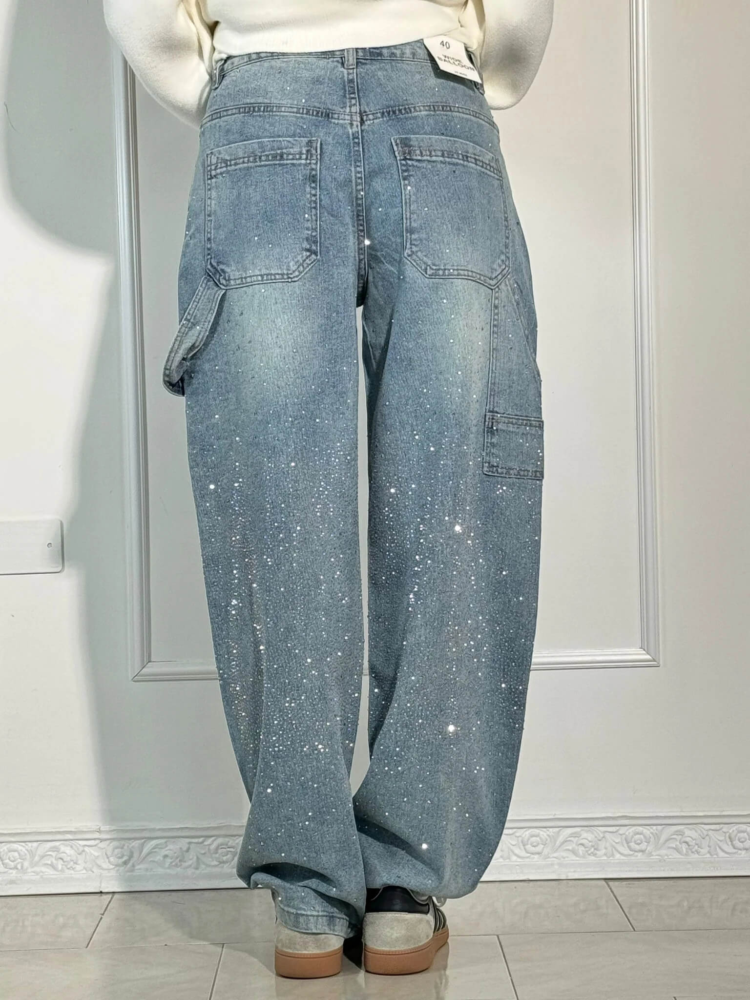 Shinny | Jeans brilhantes, casuais e confortáveis - Ines Braga