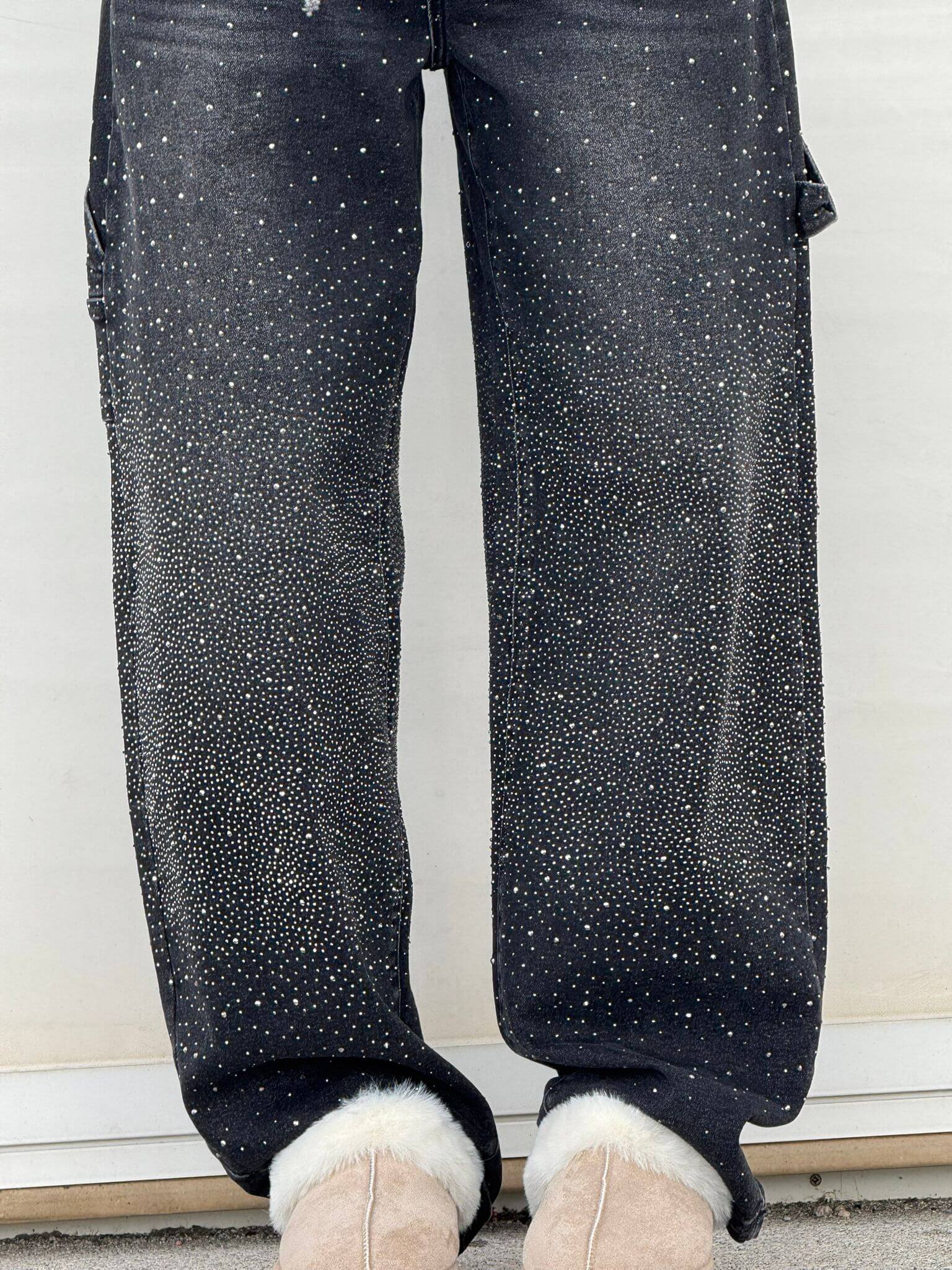 Shinny | Jeans brilhantes, casuais e confortáveis - Ines Braga