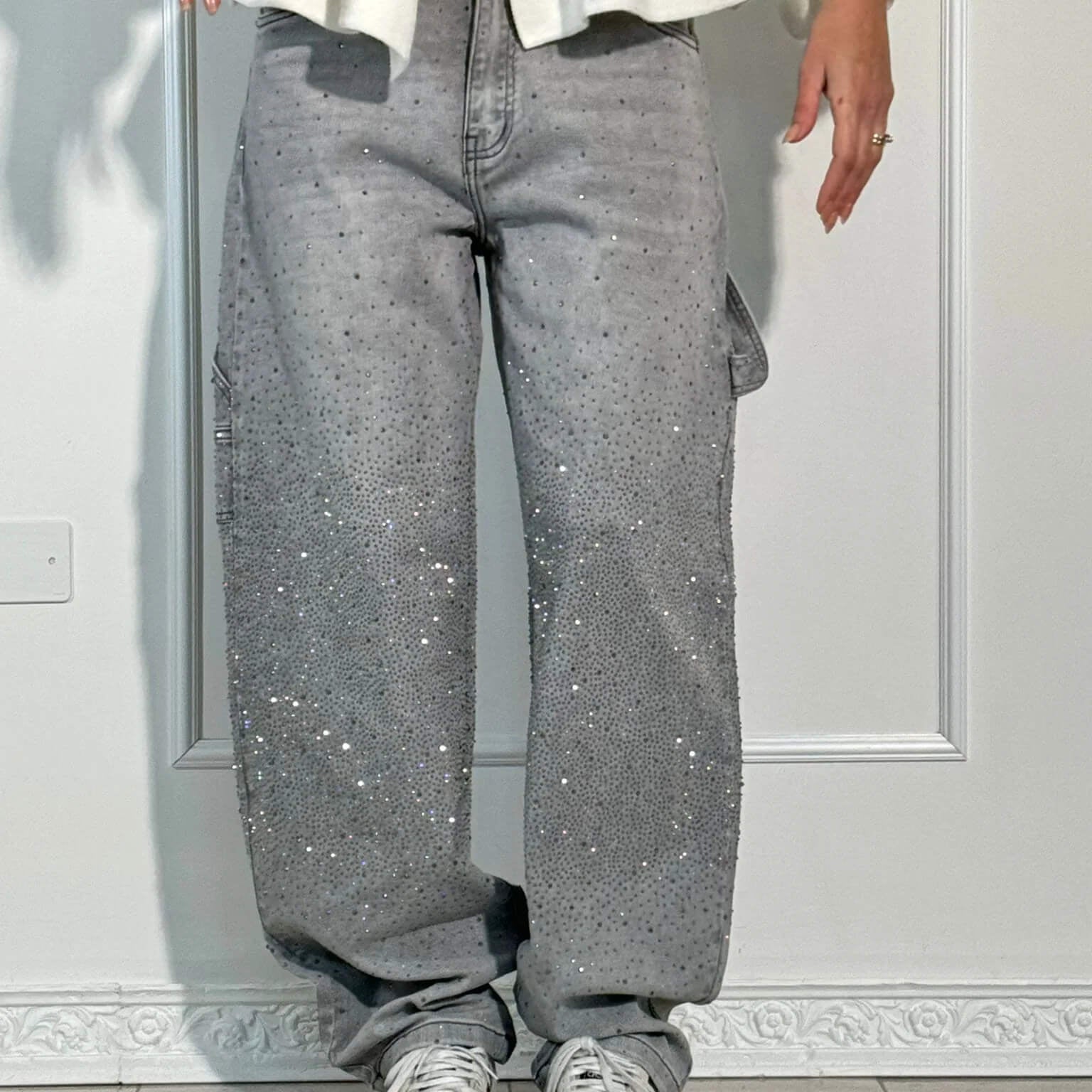 Shinny | Jeans brilhantes, casuais e confortáveis - Ines Braga