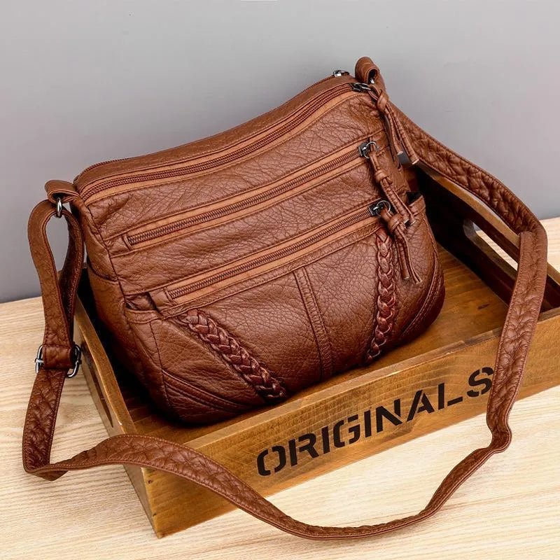 Sofie | Bolsa De Couro Macio Versatil Para Todo Momento - Ines Braga