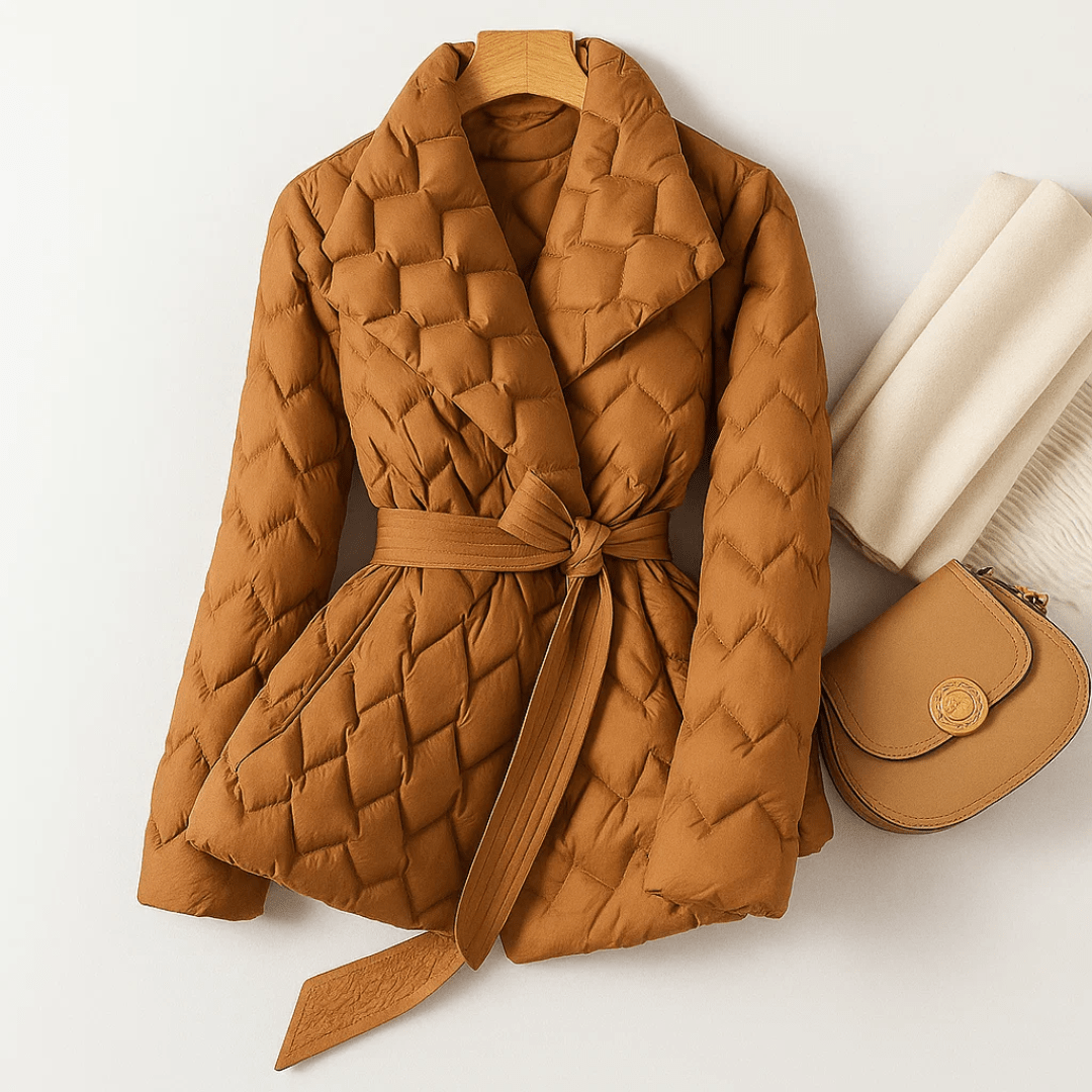Sophia™ | Casaco de Penas Quente e Elegante - Ines Braga