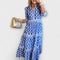 Sophia – Vestido Midi com Detalhes de Correntes - Ines Braga