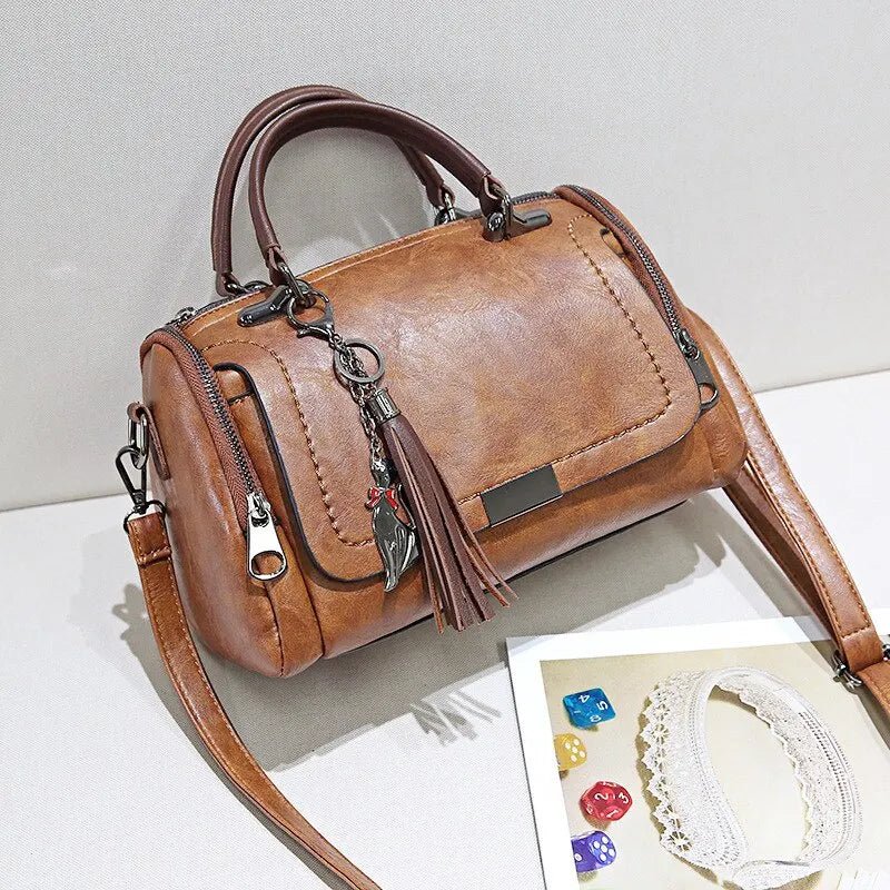 Stella Bolsa Ombro em Couro Ecológico Conforto e Estilo - Ines Braga
