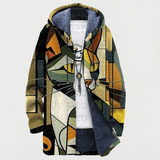 Sweater com padrão geométrico para gatos - Ines Braga