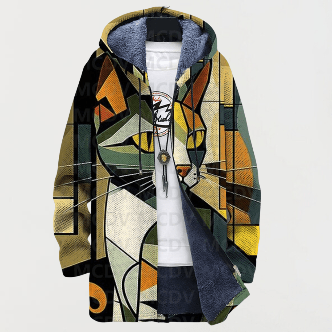 Sweater com padrão geométrico para gatos - Ines Braga