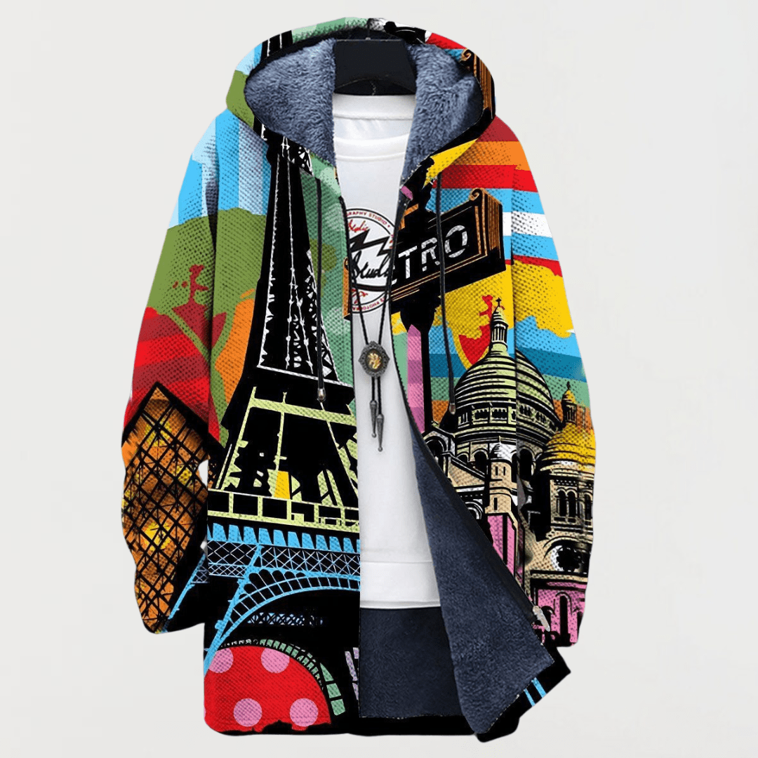 Sweater com padrão urbano - Ines Braga