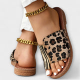 Tareyja - Sandálias bicolores com estampado de leopardo - Ines Braga