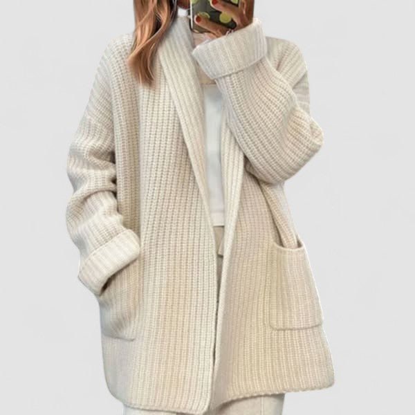 Teresa | Cardigan de Malha com Bolsos - Ines Braga