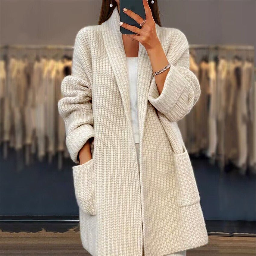 Teresa | Cardigan de Malha com Bolsos - Ines Braga