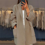 Teresa | Cardigan de Malha com Bolsos - Ines Braga