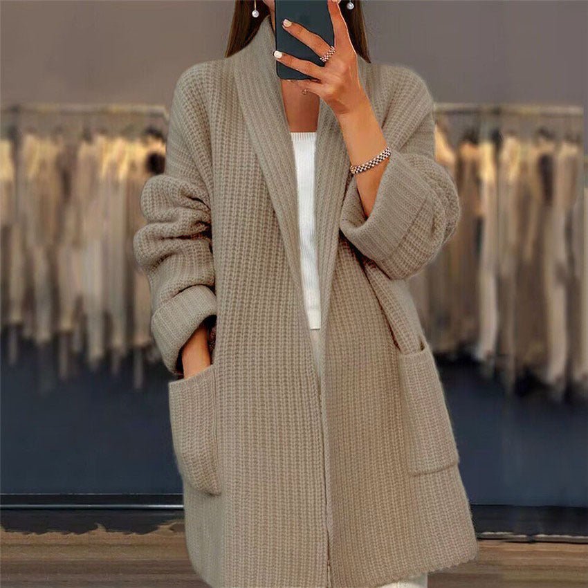 Teresa | Cardigan de Malha com Bolsos - Ines Braga