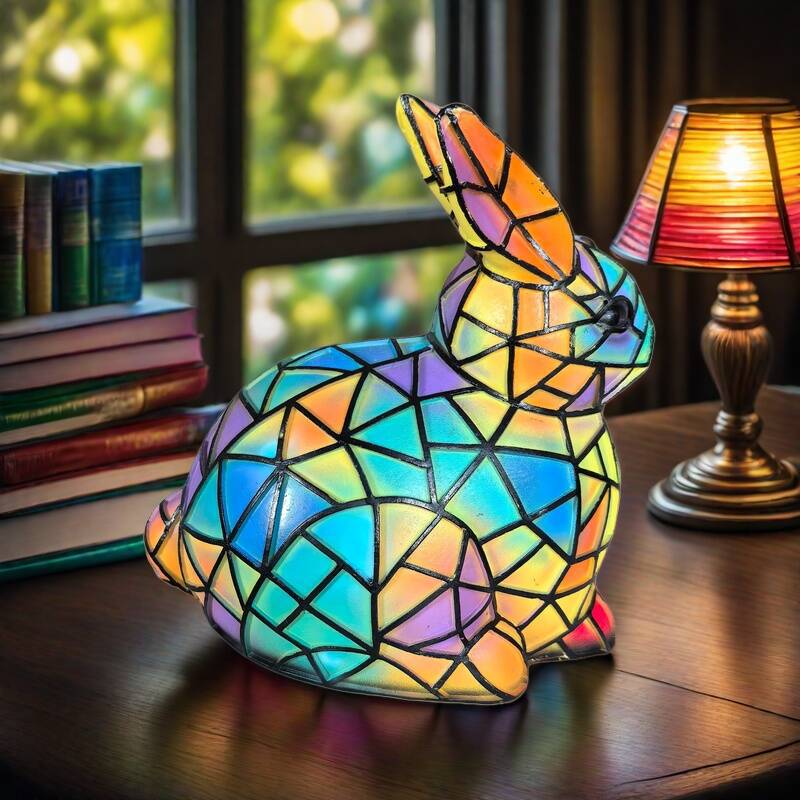 Tufão - Lampâda em Vitrais - Ines Braga