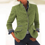 Valeria | Cardigan Elegante Com Gola Alta - Ines Braga