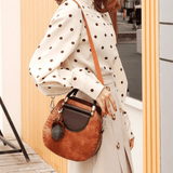 Vera | Bolsa Transversal de Couro Sintético Durável - Ines Braga