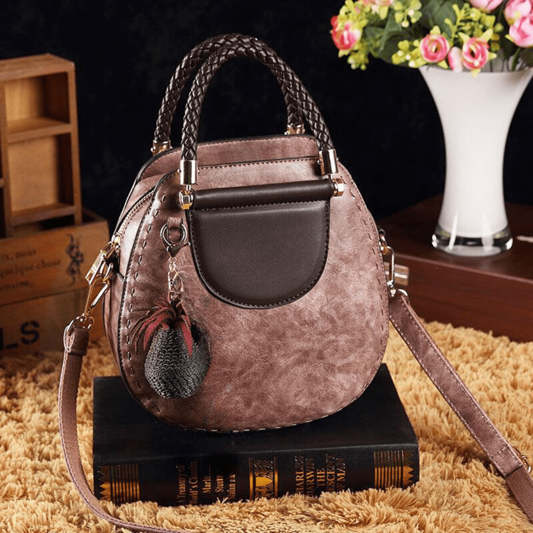 Vera | Bolsa Transversal de Couro Sintético Durável - Ines Braga