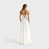 Verona - Vestido maxi em renda floral - Ines Braga