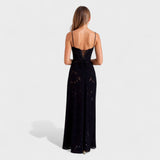 Verona - Vestido maxi em renda floral - Ines Braga