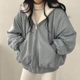 Veste à capuche réversible en laine teddy - Ines Braga