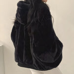 Veste à capuche réversible en laine teddy - Ines Braga