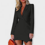 Vestido blazer de manga comprida para mulher - Ines Braga