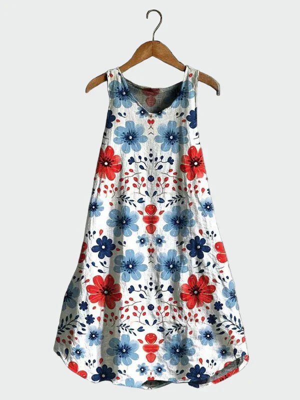 Vestido com Estampa Floral - Ines Braga