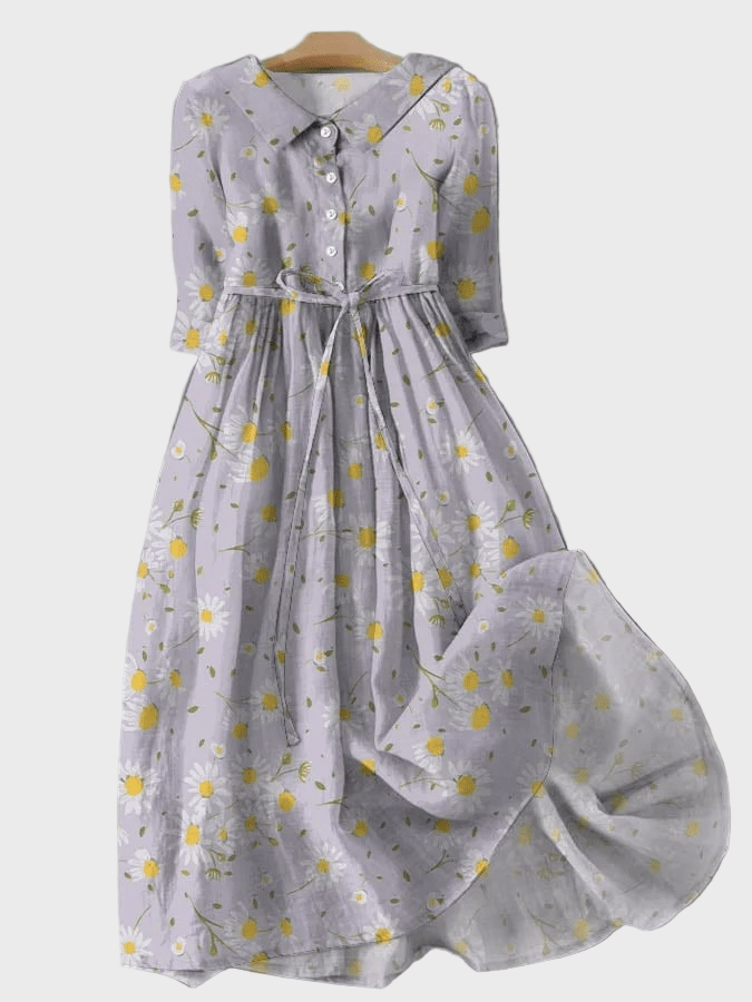 Vestido com Margaridas - Ines Braga