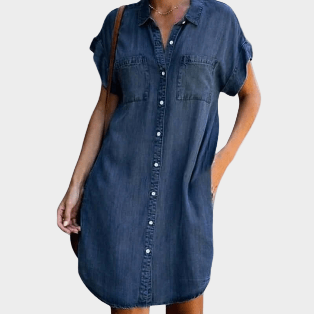 Vestido de ganga descontraído - Ines Braga