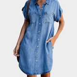 Vestido de ganga descontraído - Ines Braga