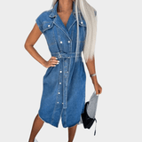 Vestido de ganga diário - Ines Braga