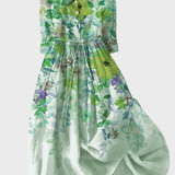 Vestido de Jardim em Aquarela - Ines Braga