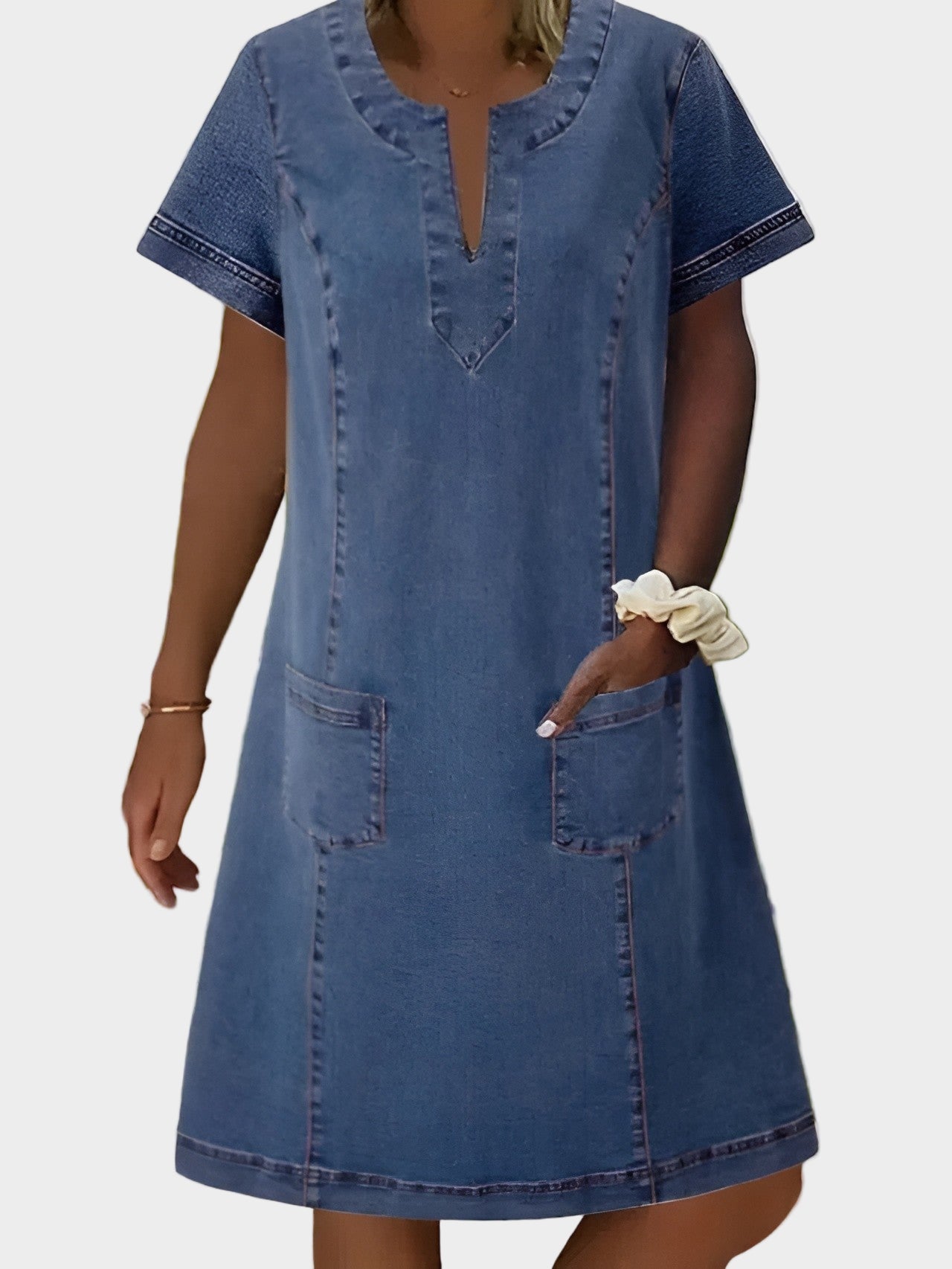 Vestido de Jeans Macio - Ines Braga