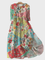 Vestido Floral Colorido em Estilo Patchwork - Ines Braga