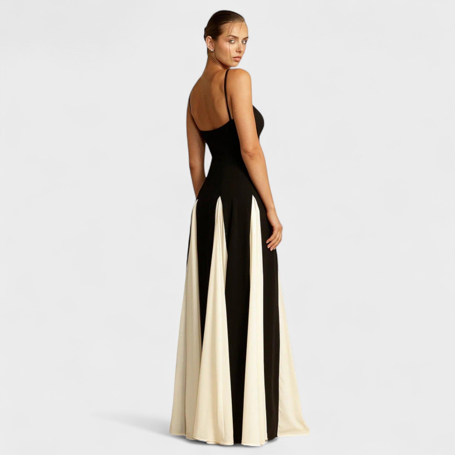 Vestido Gala Noir Ivory - Ines Braga