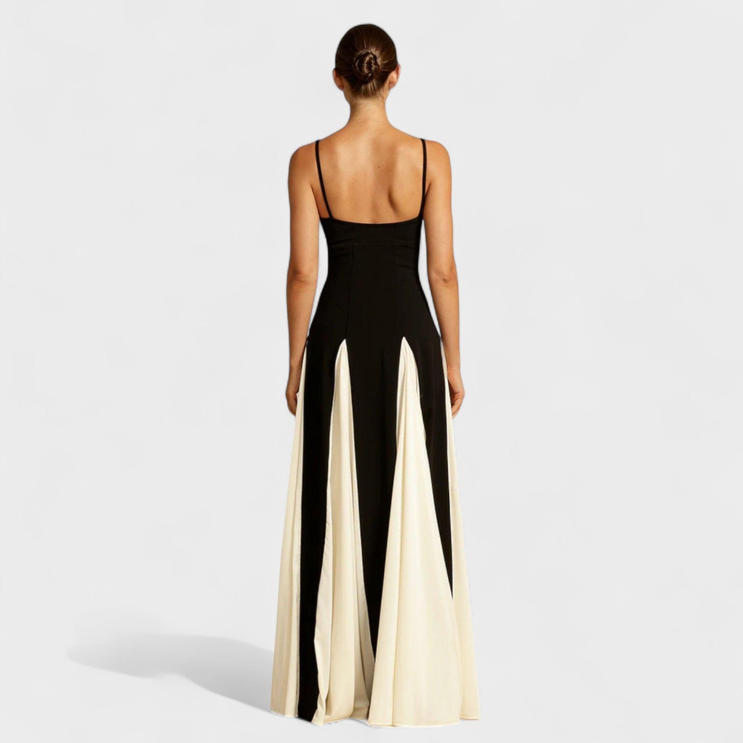 Vestido Gala Noir Ivory - Ines Braga