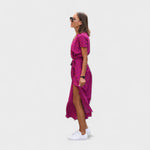 Vestido Lírio Rosa - Estilo Boho Chic - Ines Braga