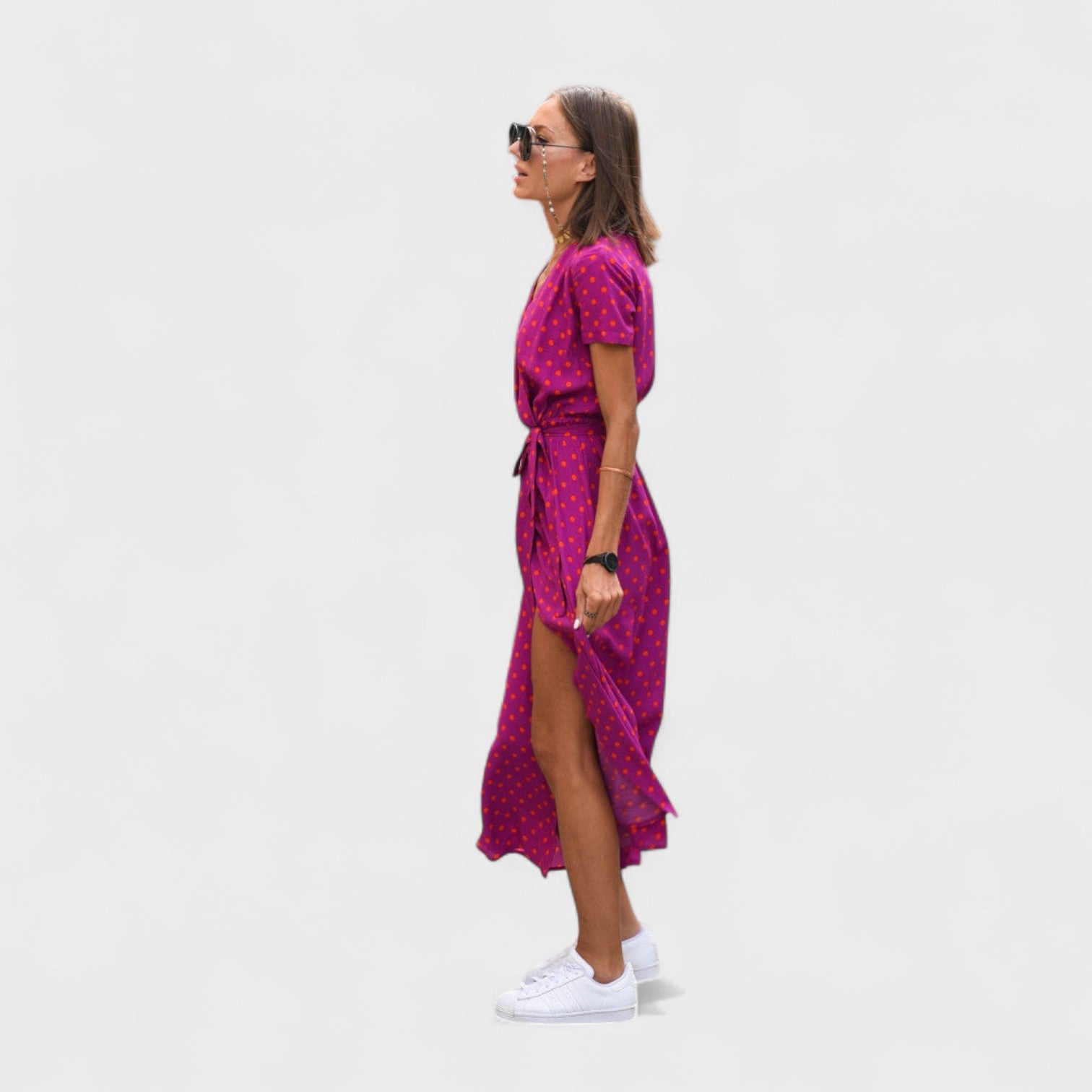 Vestido Lírio Rosa - Estilo Boho Chic - Ines Braga