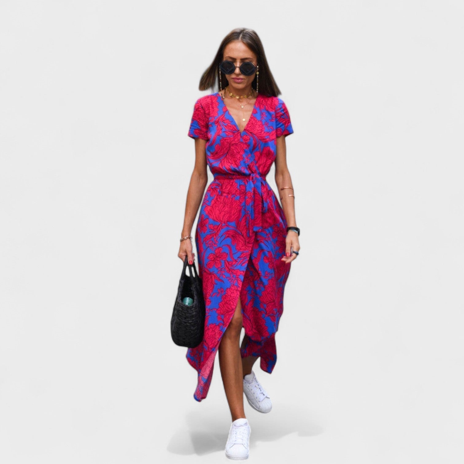 Vestido Lírio Rosa - Estilo Boho Chic - Ines Braga