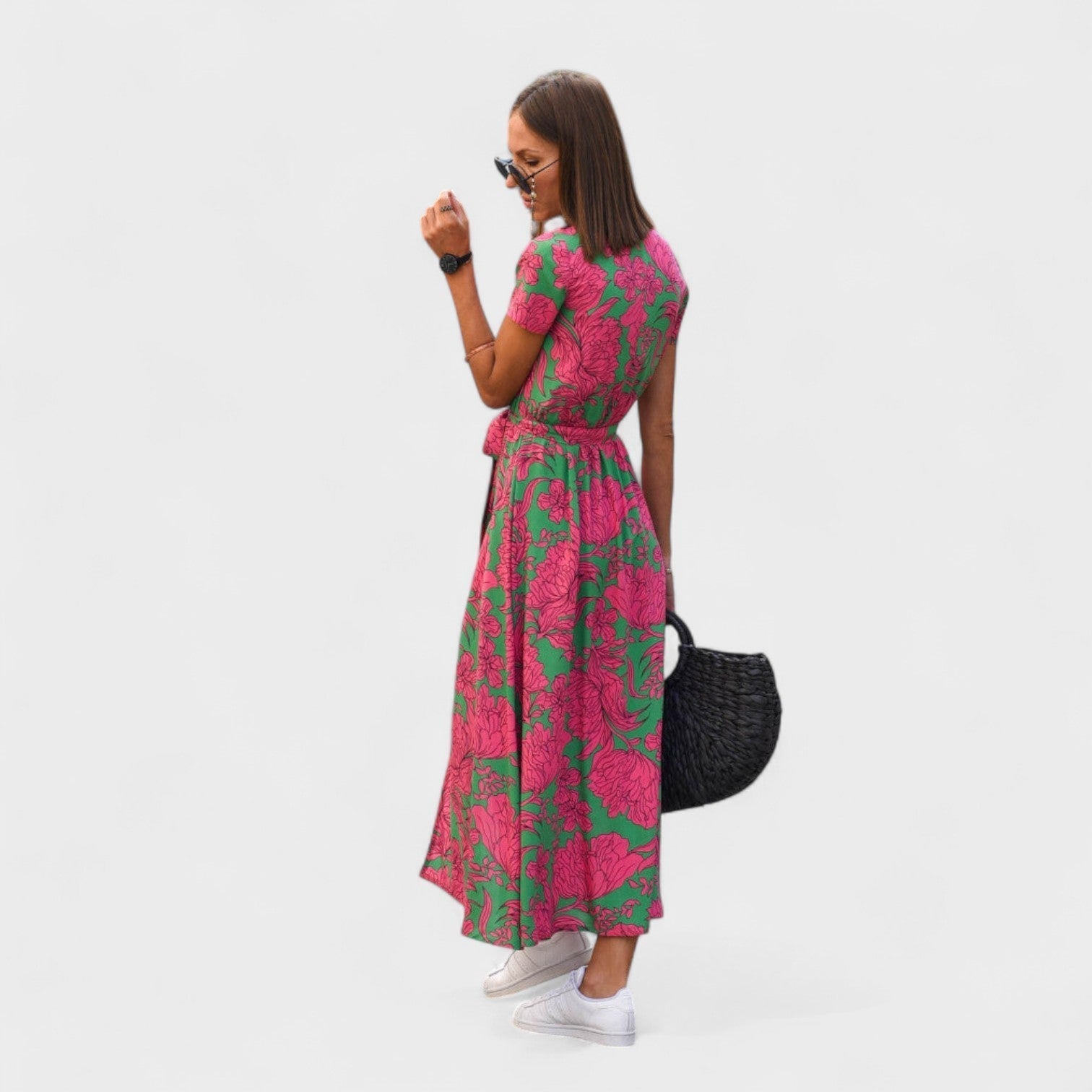 Vestido Lírio Rosa - Estilo Boho Chic - Ines Braga