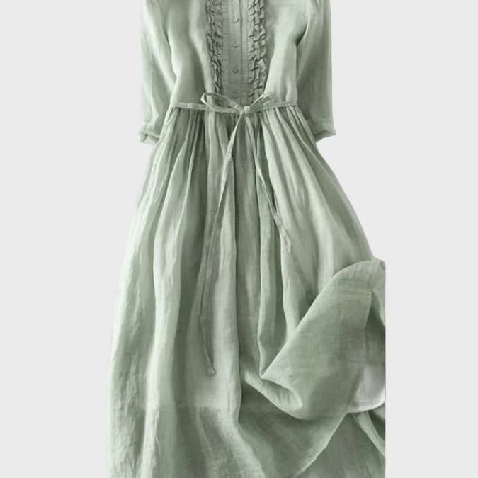 Vestido Longo Minimalista - Ines Braga